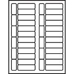 Processing Circulation Label Sets 27/32" x 2-27/32"